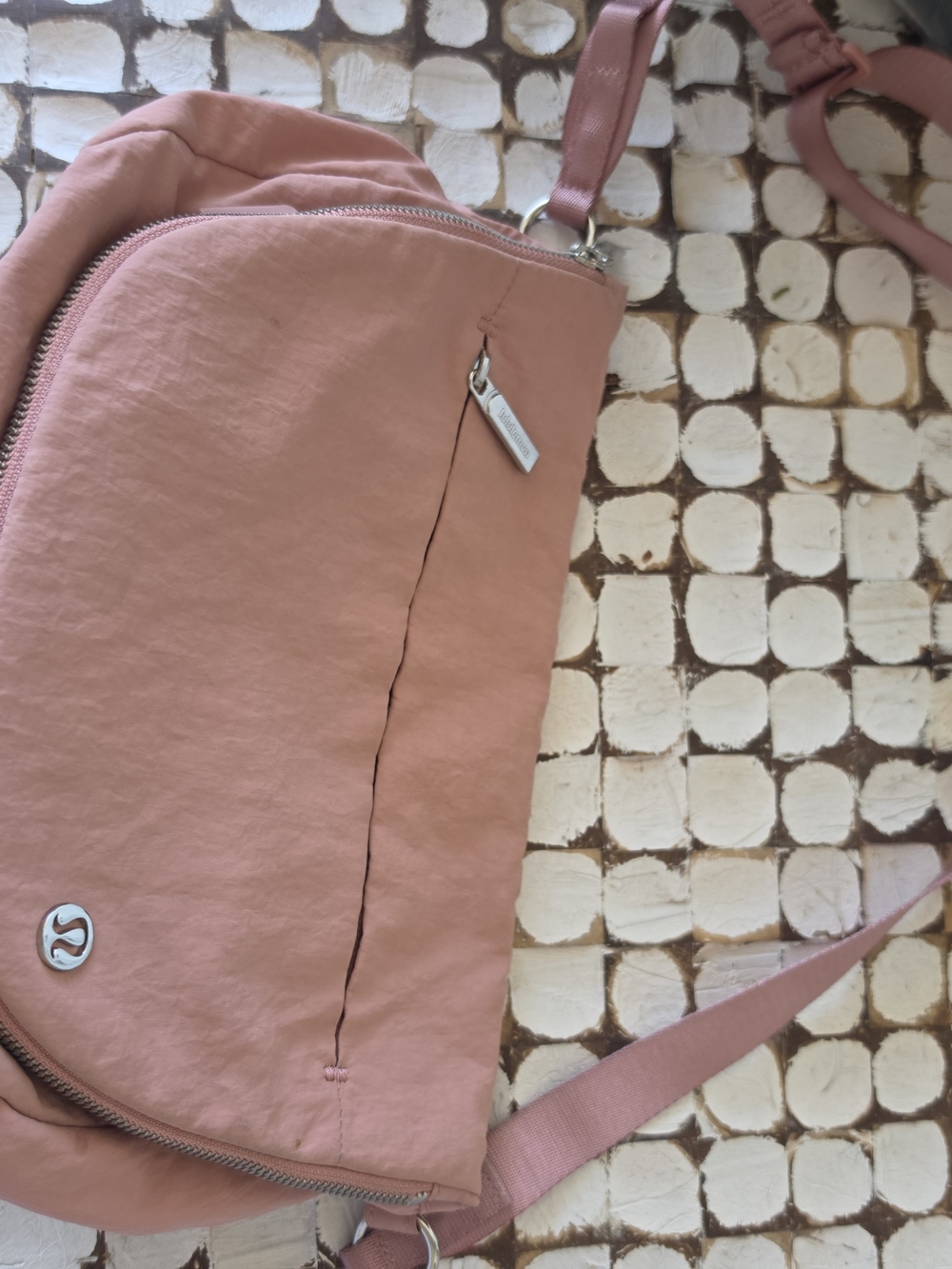 lululemon athletica Dusty Pink Crossbody Night Festival  Sling Bag